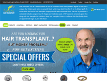 Tablet Screenshot of hairtransplant-ludhiana.com